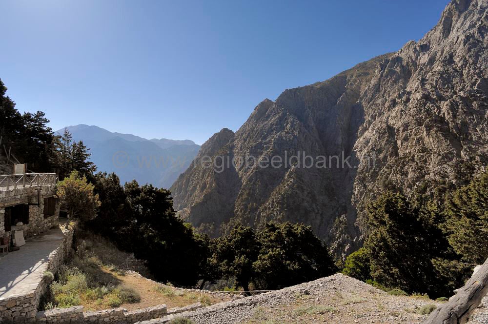 Route Omalos Plateau